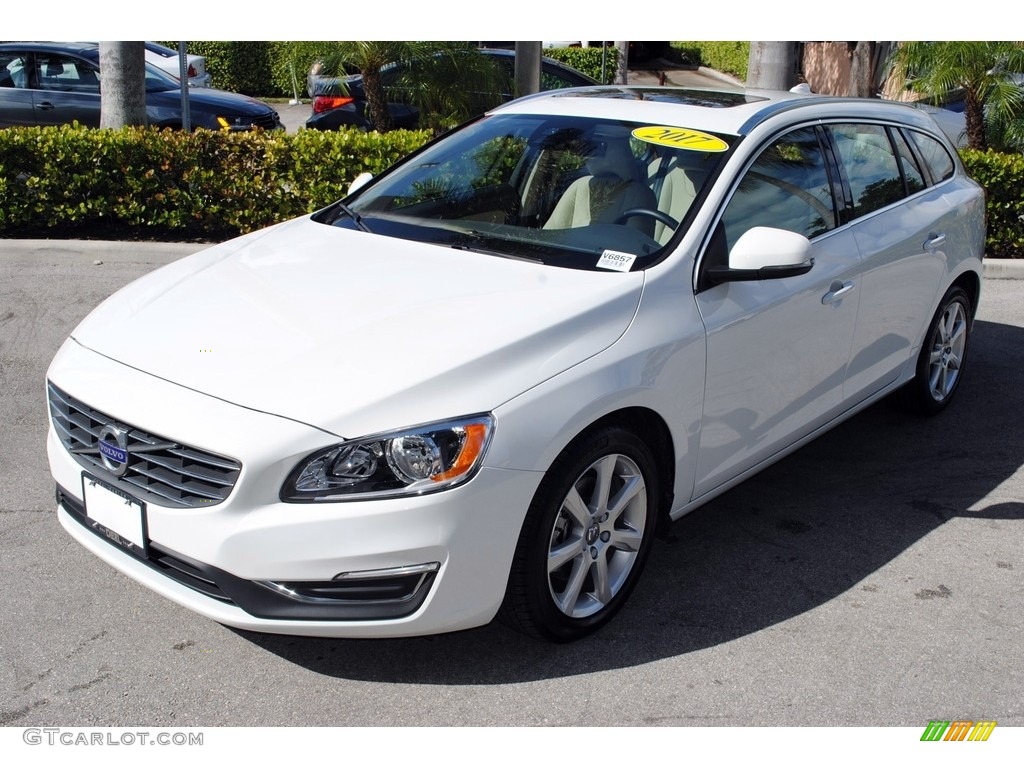 Ice White 2017 Volvo V60 T5 Exterior Photo #124846235