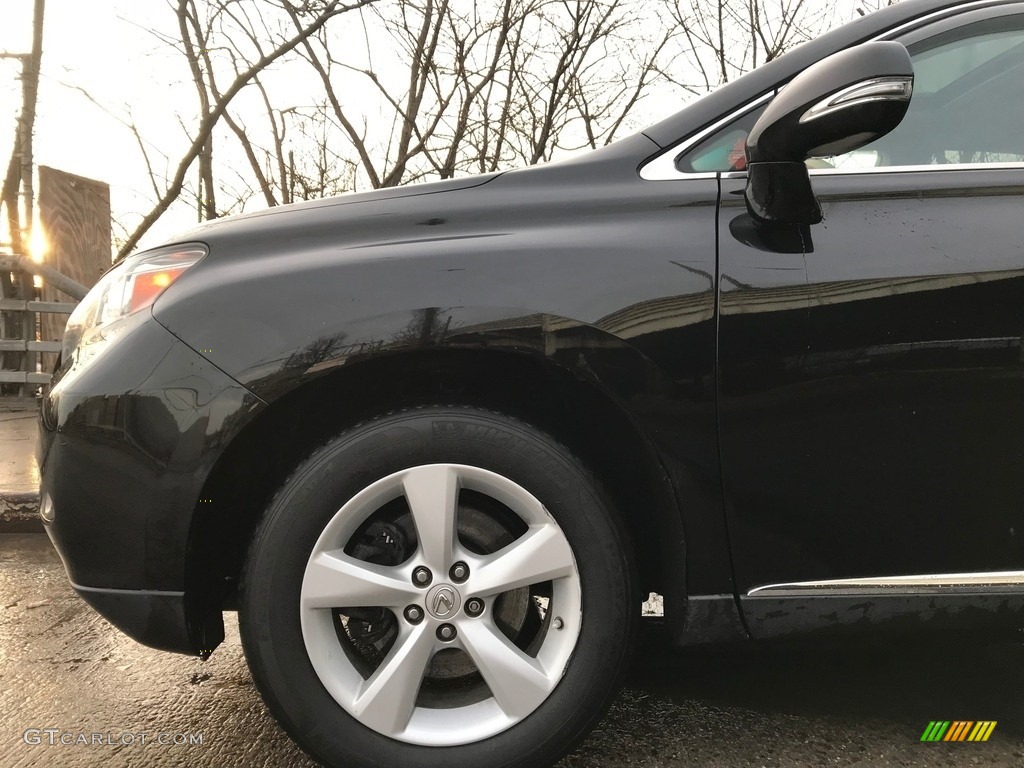 2010 RX 350 AWD - Black Sapphire Pearl / Black/Brown Walnut photo #10