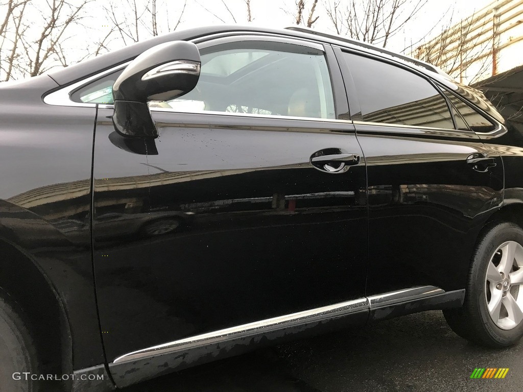 2010 RX 350 AWD - Black Sapphire Pearl / Black/Brown Walnut photo #12