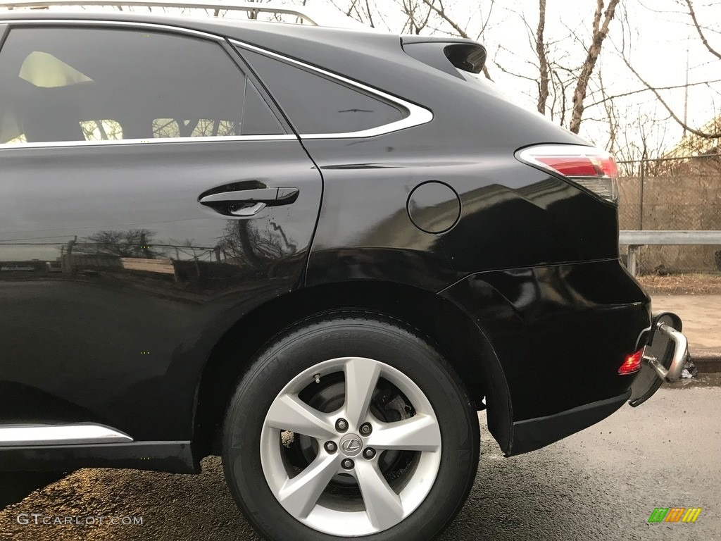 2010 RX 350 AWD - Black Sapphire Pearl / Black/Brown Walnut photo #14