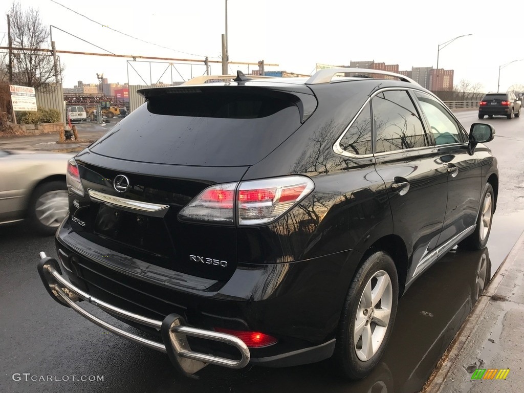 2010 RX 350 AWD - Black Sapphire Pearl / Black/Brown Walnut photo #15