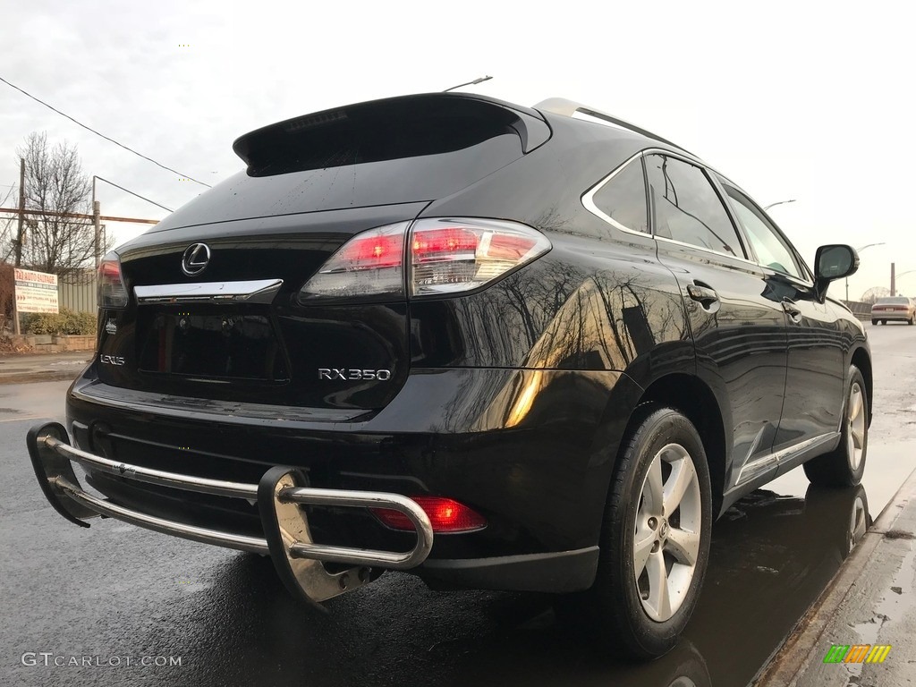 2010 RX 350 AWD - Black Sapphire Pearl / Black/Brown Walnut photo #17