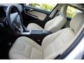 2017 Volvo V60 Soft Beige/Off-Black Interior Front Seat Photo