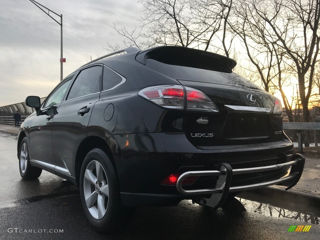 2010 RX 350 AWD - Black Sapphire Pearl / Black/Brown Walnut photo #18