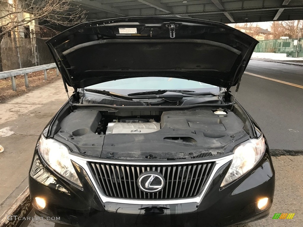 2010 RX 350 AWD - Black Sapphire Pearl / Black/Brown Walnut photo #21