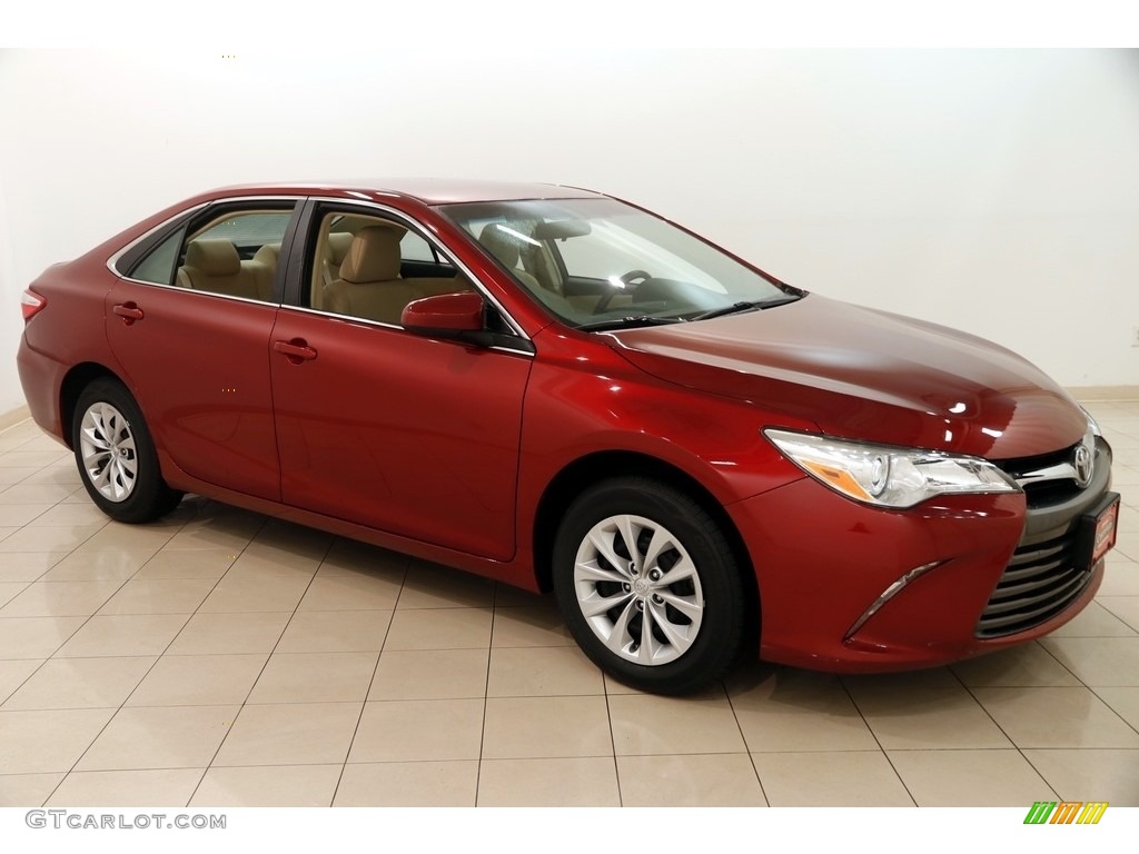 Ruby Flare Pearl 2015 Toyota Camry LE Exterior Photo #124846632