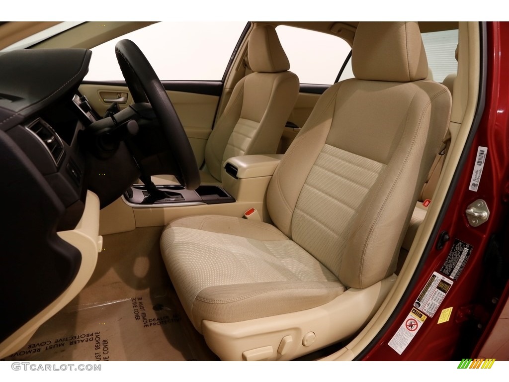 2015 Camry LE - Ruby Flare Pearl / Almond photo #5