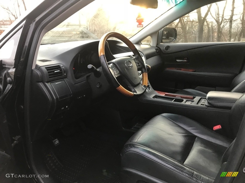 2010 RX 350 AWD - Black Sapphire Pearl / Black/Brown Walnut photo #29