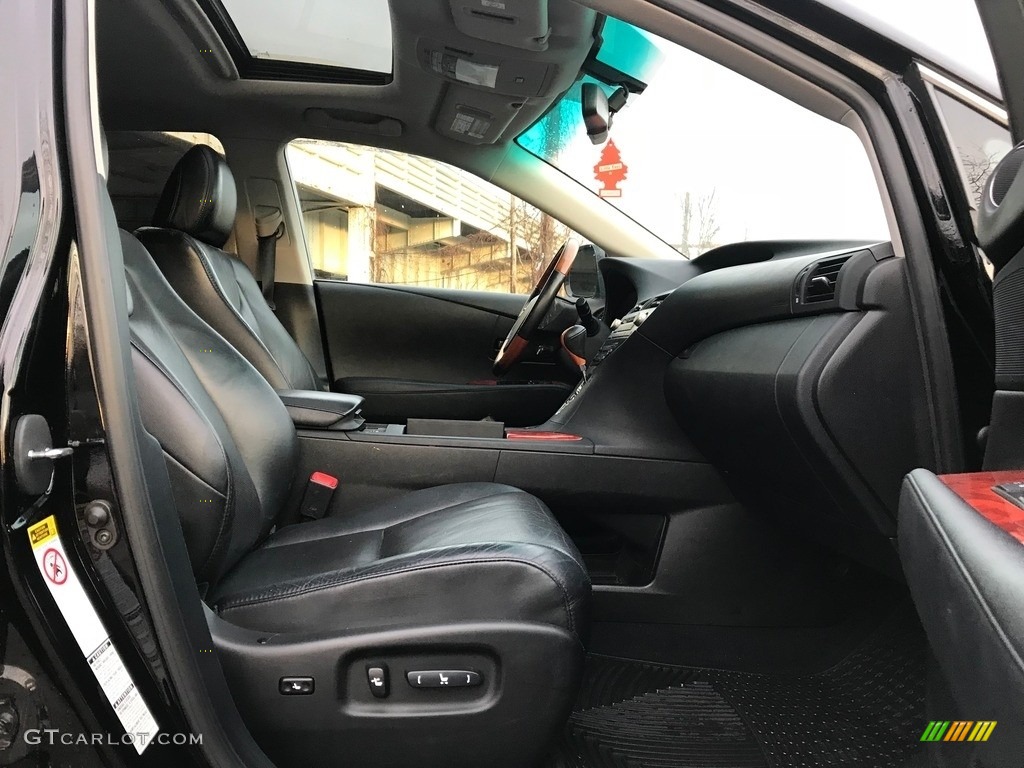 2010 RX 350 AWD - Black Sapphire Pearl / Black/Brown Walnut photo #34