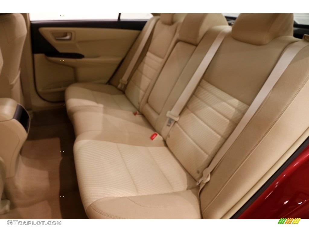 2015 Camry LE - Ruby Flare Pearl / Almond photo #15