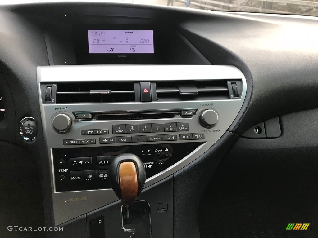 2010 RX 350 AWD - Black Sapphire Pearl / Black/Brown Walnut photo #42