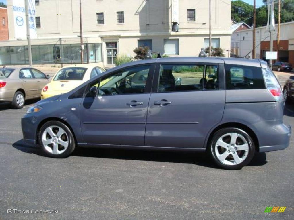 2007 MAZDA5 Sport - Galaxy Gray Mica / Black photo #2