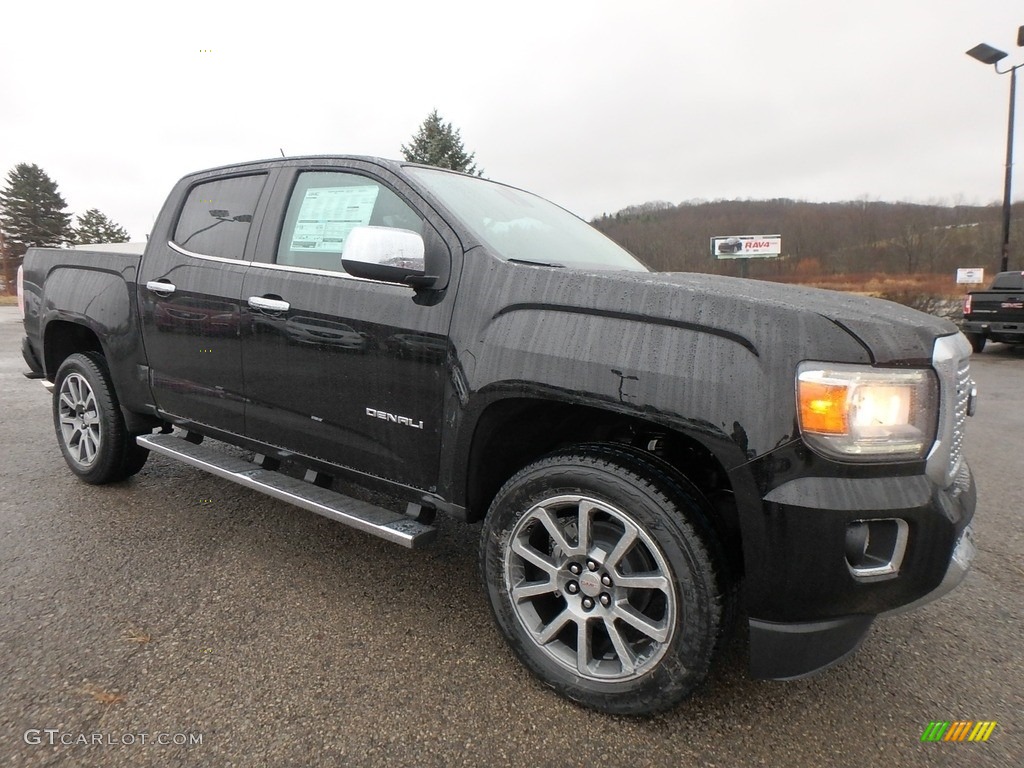 Onyx Black 2018 GMC Canyon Denali Crew Cab 4x4 Exterior Photo #124849221