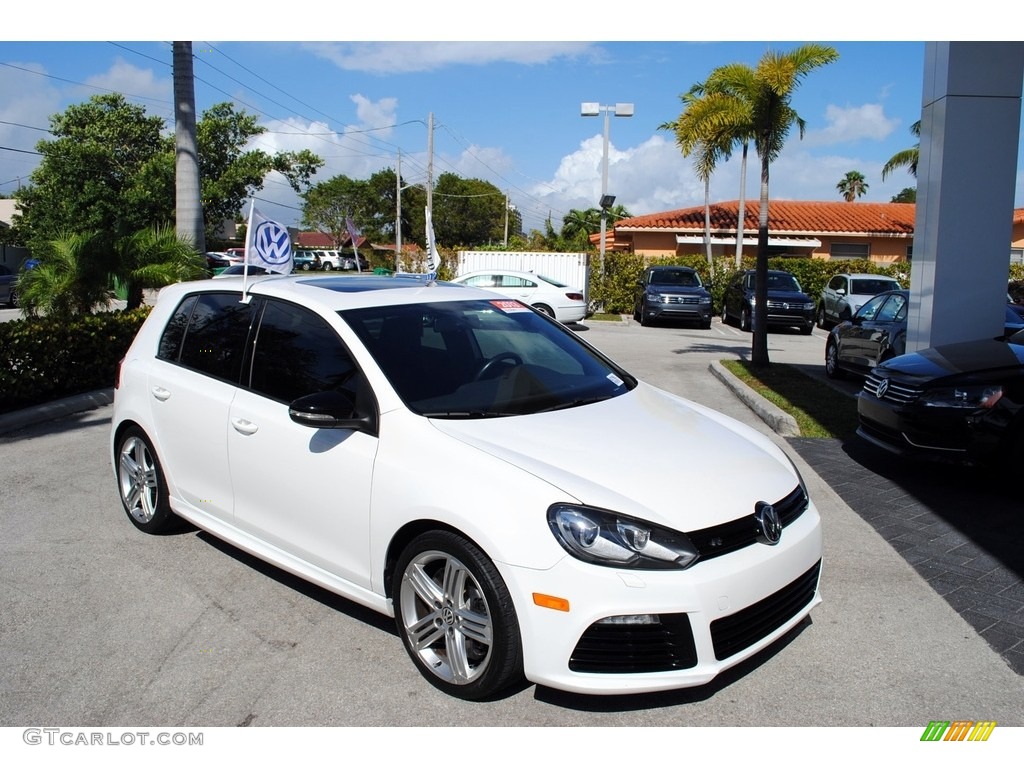 2013 Golf R 4 Door 4Motion - Candy White / Titan Black photo #1