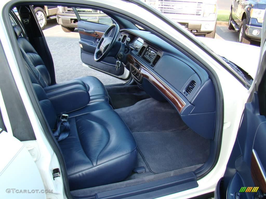 1996 Grand Marquis LS - Vibrant White / Deep Slate Blue photo #12