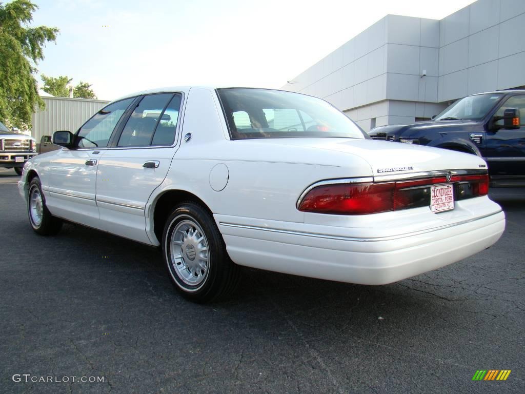 1996 Grand Marquis LS - Vibrant White / Deep Slate Blue photo #23