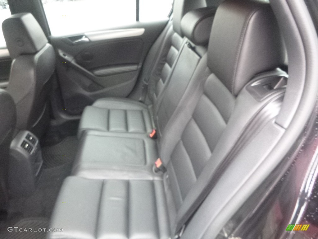 2013 Golf R 4 Door 4Motion - Deep Black Pearl Metallic / Titan Black photo #13