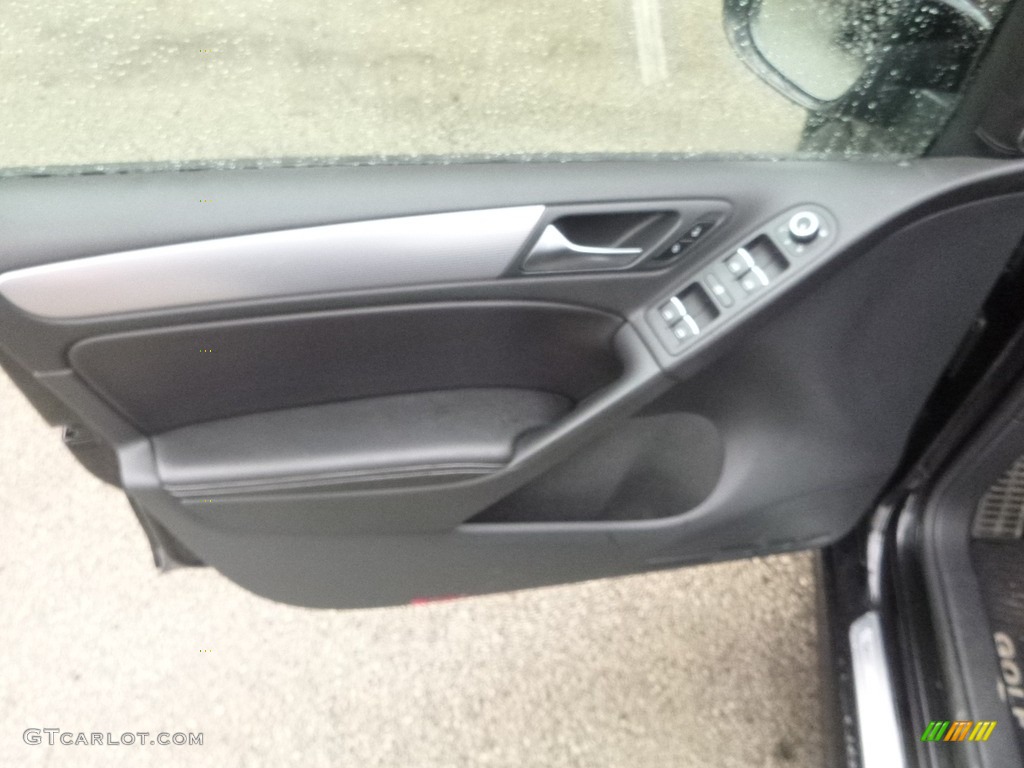 2013 Golf R 4 Door 4Motion - Deep Black Pearl Metallic / Titan Black photo #14