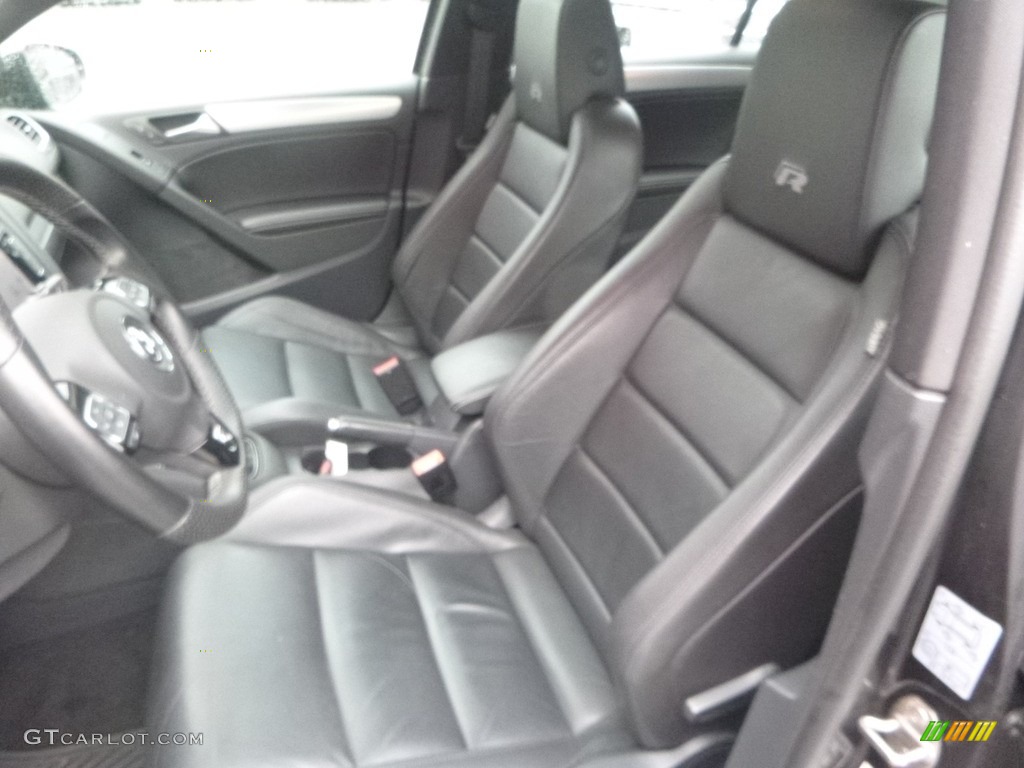 2013 Golf R 4 Door 4Motion - Deep Black Pearl Metallic / Titan Black photo #15