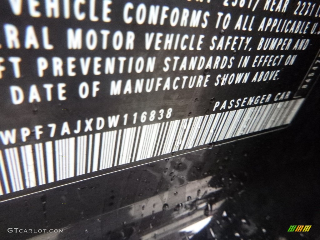 2013 Golf R 4 Door 4Motion - Deep Black Pearl Metallic / Titan Black photo #16