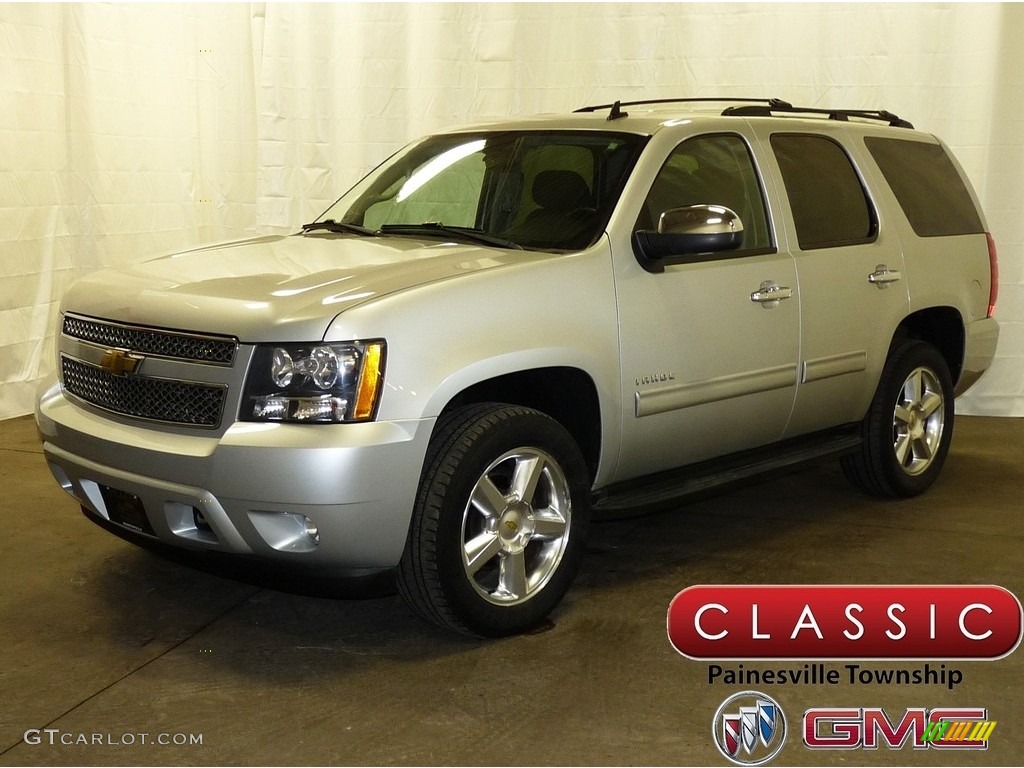 2011 Tahoe LS 4x4 - Sheer Silver Metallic / Ebony photo #1