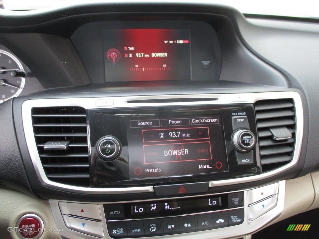 2014 Accord EX-L Sedan - Basque Red Pearl II / Ivory photo #16