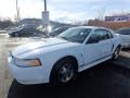 Crystal White 2000 Ford Mustang V6 Coupe