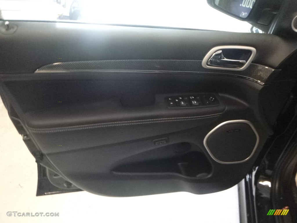2018 Jeep Grand Cherokee Trackhawk 4x4 Black Door Panel Photo #124856535