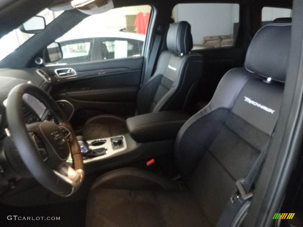 Black Interior 2018 Jeep Grand Cherokee Trackhawk 4x4 Photo #124856586