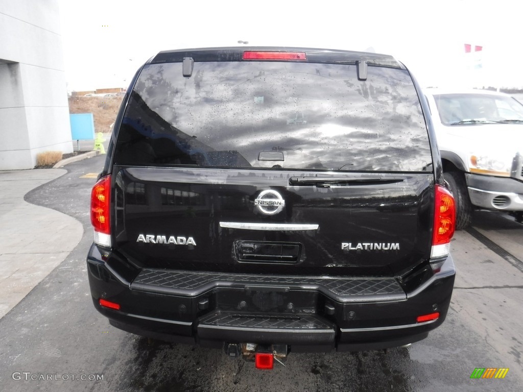 2012 Armada Platinum 4WD - Galaxy Black / Charcoal photo #10
