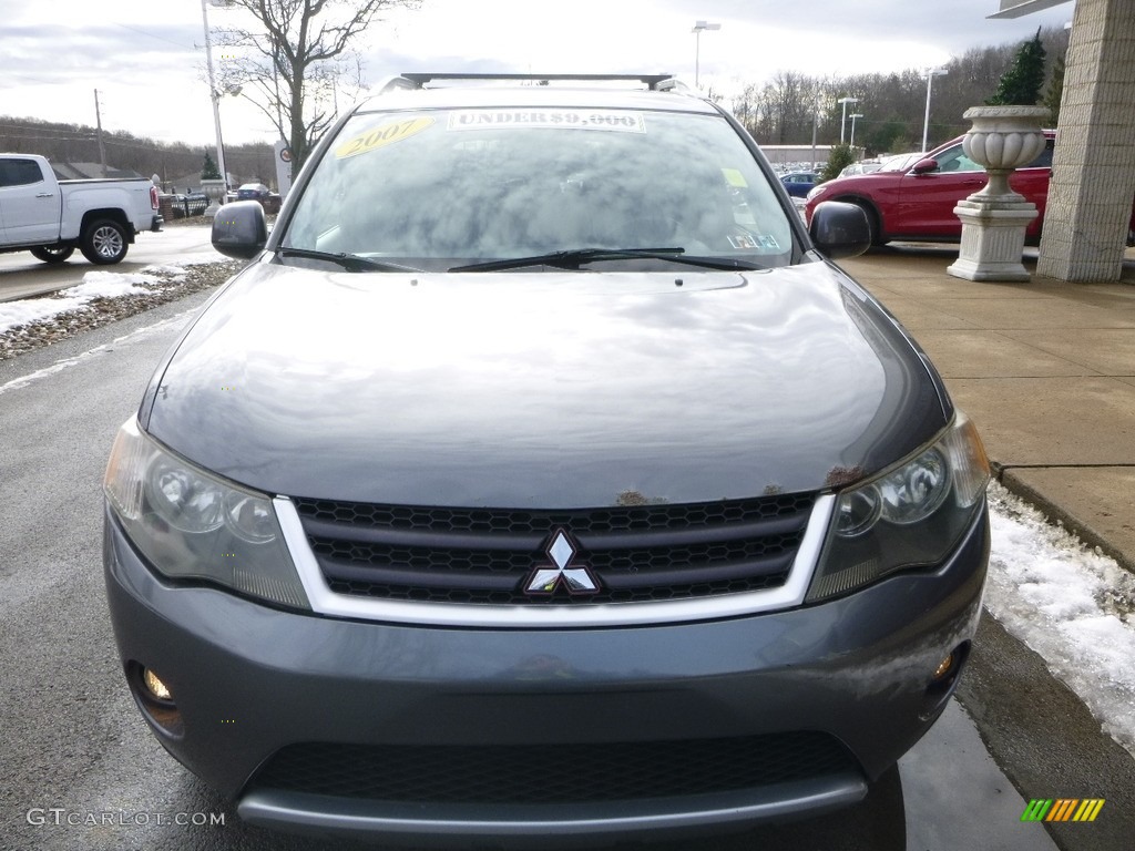 2007 Outlander XLS 4WD - Graphite Gray Pearl / Black photo #3