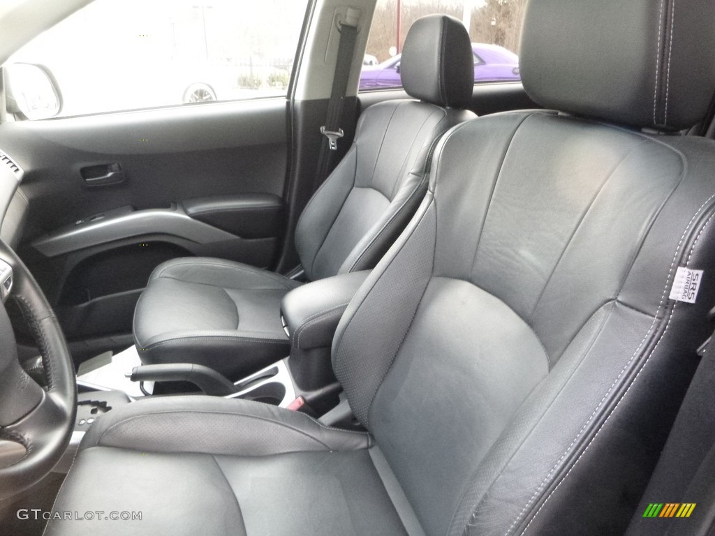 2007 Outlander XLS 4WD - Graphite Gray Pearl / Black photo #14