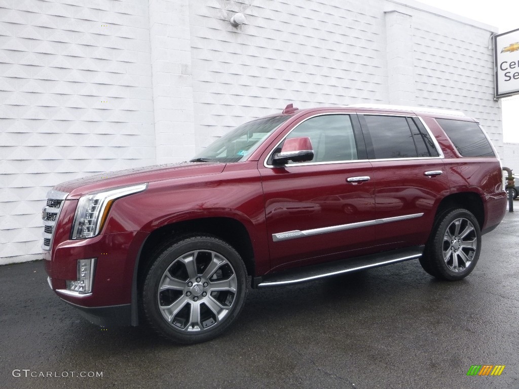 Red Passion Tintcoat 2018 Cadillac Escalade Premium Luxury 4WD Exterior Photo #124859892