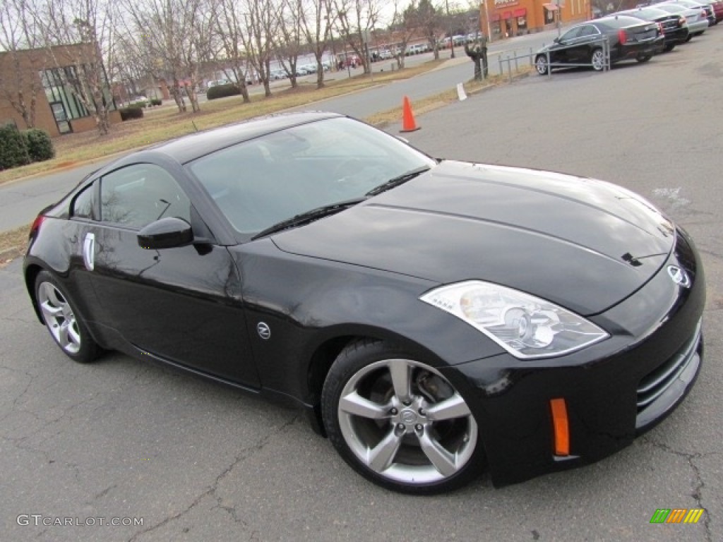 2006 350Z Enthusiast Coupe - Magnetic Black Pearl / Carbon Black photo #3