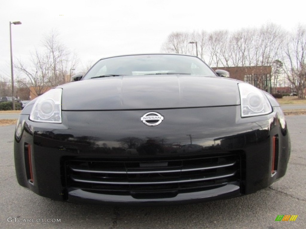 2006 350Z Enthusiast Coupe - Magnetic Black Pearl / Carbon Black photo #4