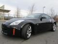 2006 Magnetic Black Pearl Nissan 350Z Enthusiast Coupe  photo #6