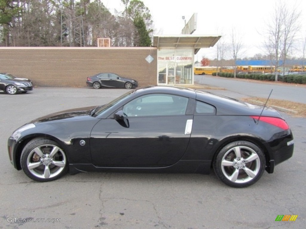 2006 350Z Enthusiast Coupe - Magnetic Black Pearl / Carbon Black photo #7