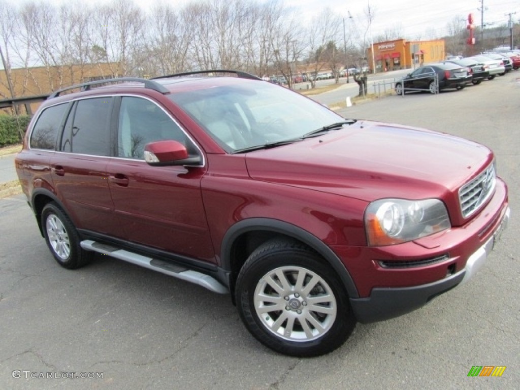 2008 XC90 3.2 AWD - Ruby Red Metallic / Off Black photo #3