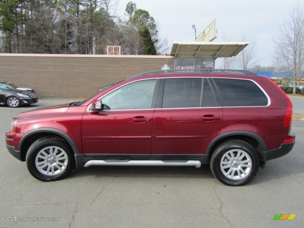 2008 XC90 3.2 AWD - Ruby Red Metallic / Off Black photo #7
