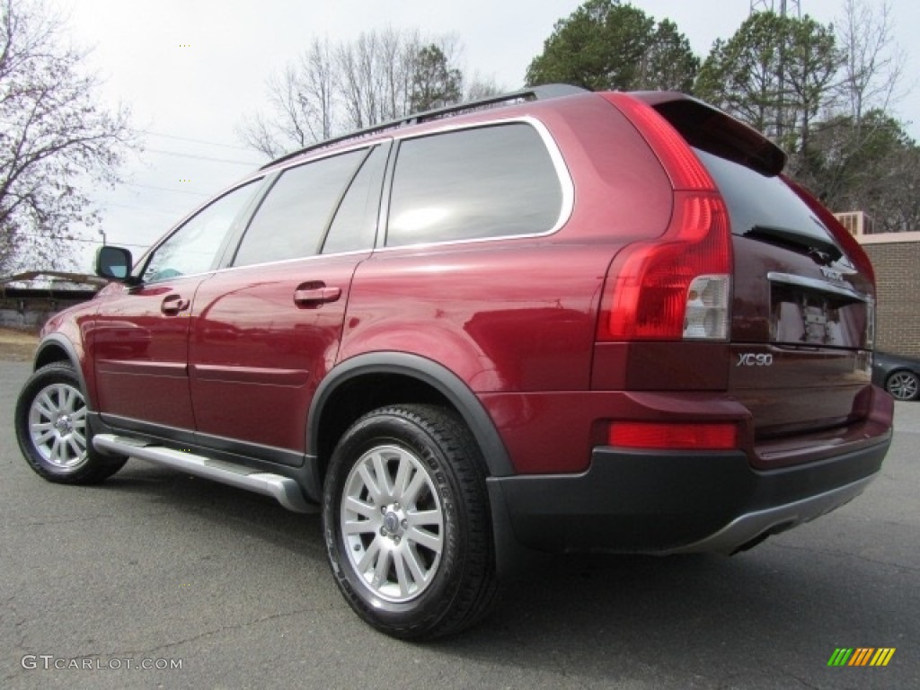 2008 XC90 3.2 AWD - Ruby Red Metallic / Off Black photo #8