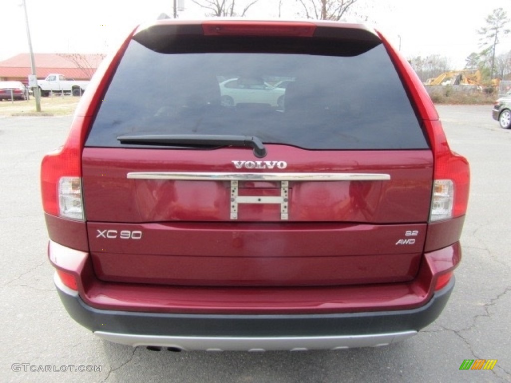 2008 XC90 3.2 AWD - Ruby Red Metallic / Off Black photo #9