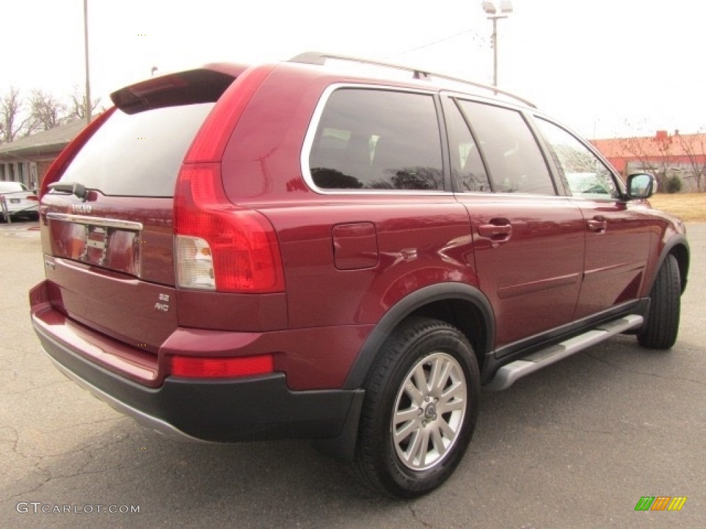 2008 XC90 3.2 AWD - Ruby Red Metallic / Off Black photo #10