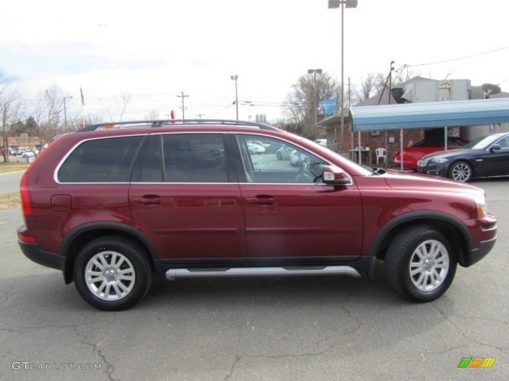 2008 XC90 3.2 AWD - Ruby Red Metallic / Off Black photo #11