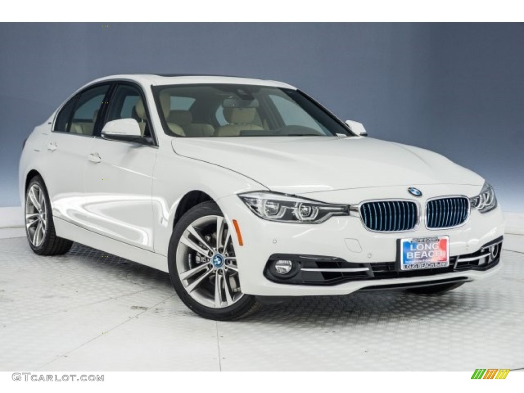 2018 3 Series 330e iPerformance Sedan - Alpine White / Venetian Beige photo #11