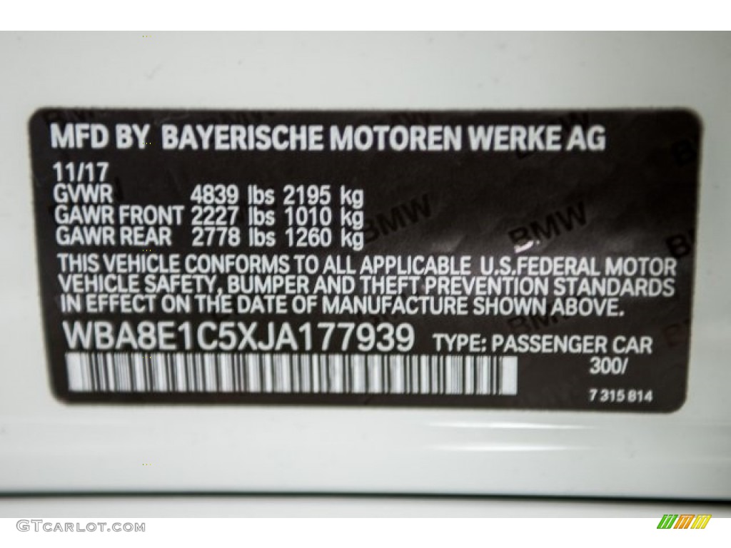 2018 3 Series 330e iPerformance Sedan - Alpine White / Venetian Beige photo #12