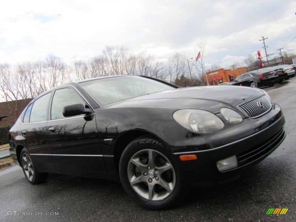 2003 GS 300 - Black Onyx / Saddle photo #2