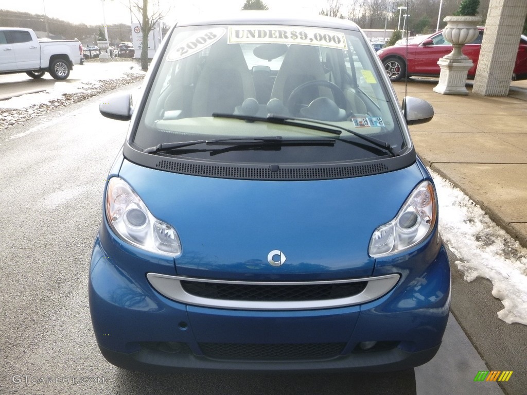 2008 fortwo passion coupe - Blue Metallic / Design Beige photo #4