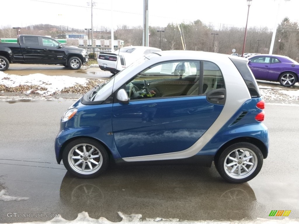 2008 fortwo passion coupe - Blue Metallic / Design Beige photo #6