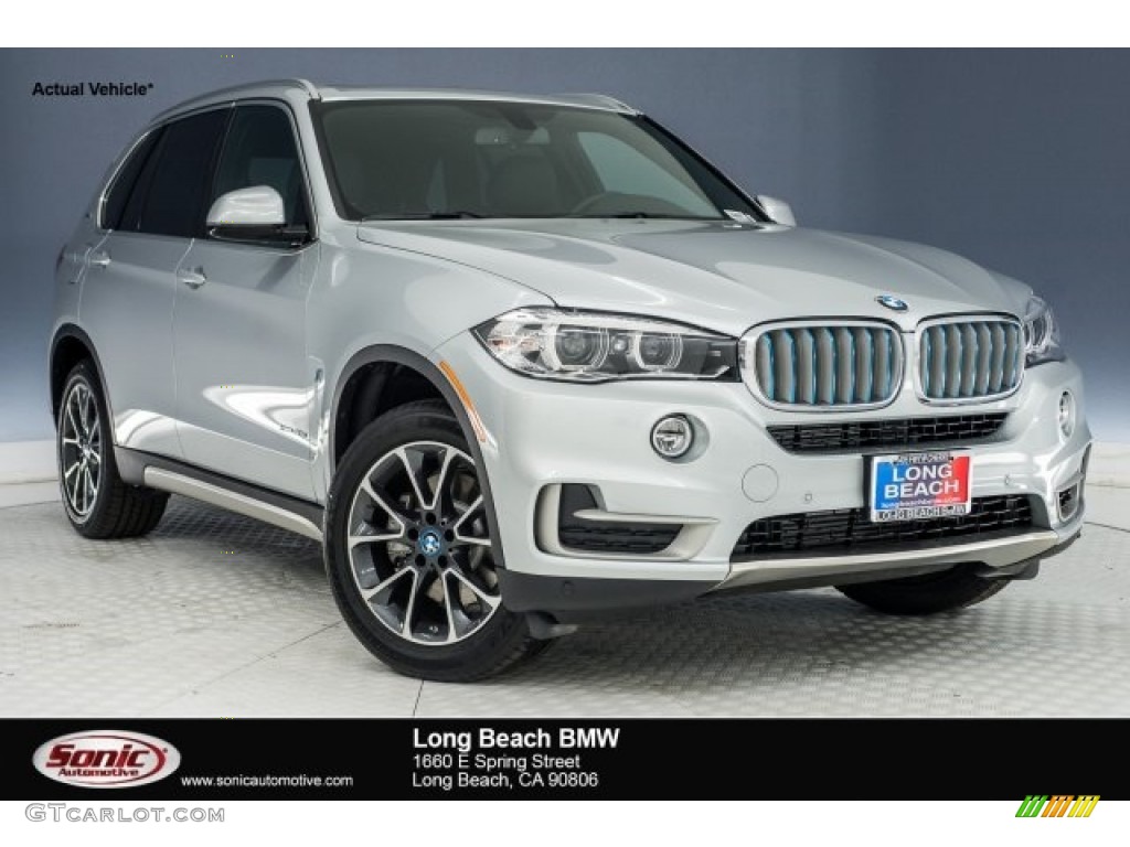 2018 X5 xDrive40e iPerfomance - Glacier Silver Metallic / Black photo #1