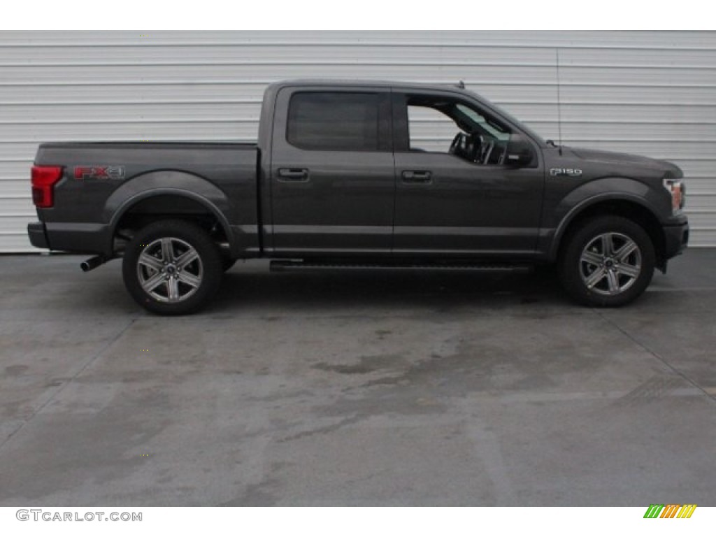 2018 F150 Lariat SuperCrew 4x4 - Magnetic / Black photo #12